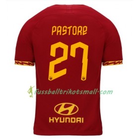 Fußballtrikots AS Rom Pastore 27 2019-2020 Kurzarm Heimtrikotsatz kaufen